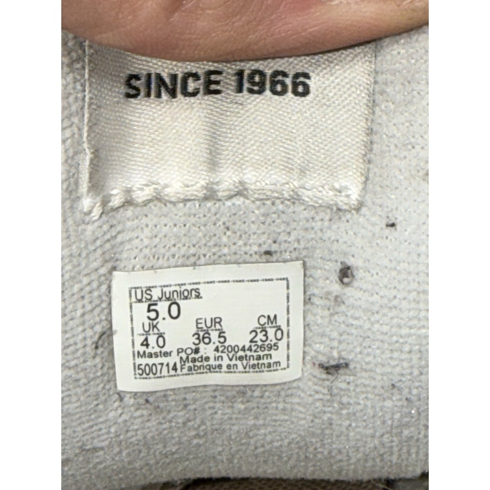Vans Knu School Women Size 6.5 Black White Casual Skate Shoe Chunky Logo Sneaker - Picture 9 of 9